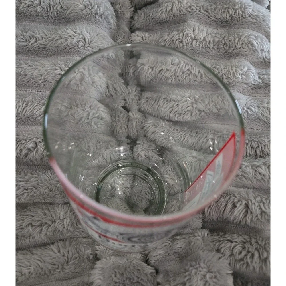 VINTAGE‎ Budweiser Beer Glass. Pristine Condition.  King Of Beers. 7